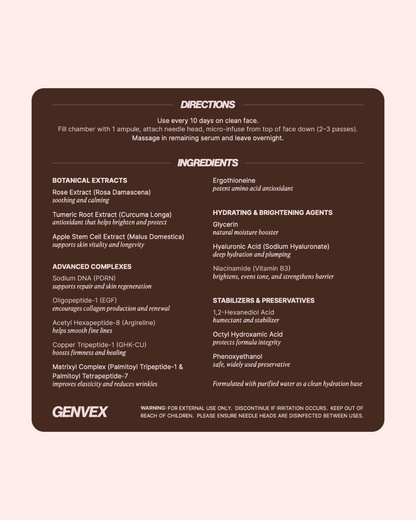 Skin Micro-Infusion Peptide System - GHK-Cu 0.05%