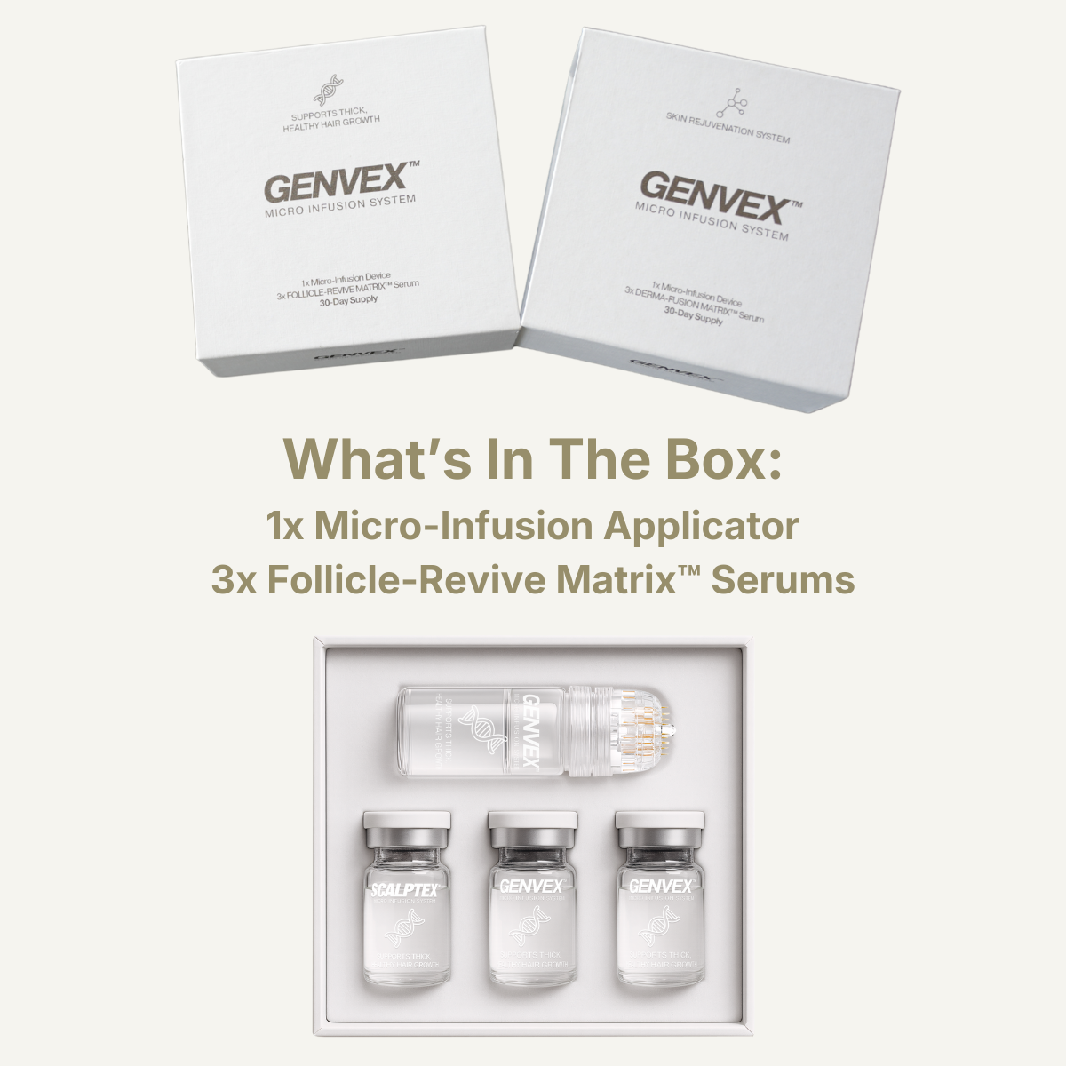 GENVEX™ Micro-Infusion System for Thicker, Healthier Hair