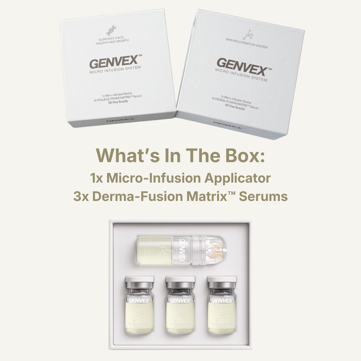 GENVEX™ Micro-Infusion System for Radiant, Youthful Skin